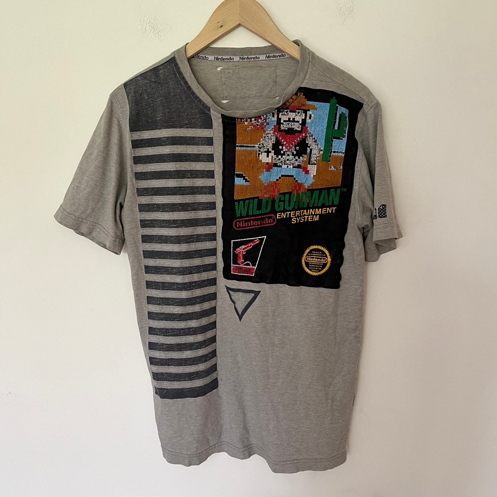 Torrel Nintendo Wild Gunman NES Commemorative Series Grey T-Shirt Limited 1/1000